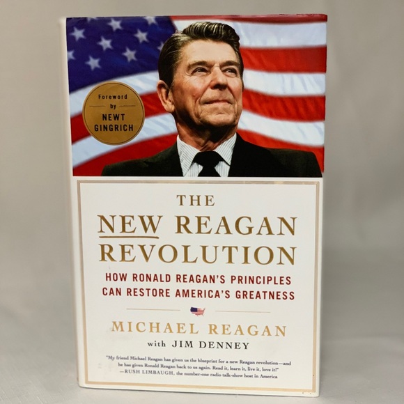 NEW REAGAN REVOLUTION Book by Michael Reagan Jim Denney Nonfiction USA President - Picture 3 of 12